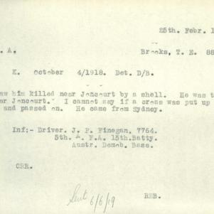 Soldier packet page
