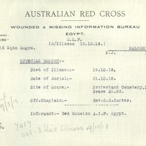 Soldier packet page