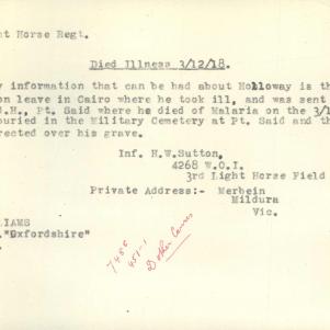 Soldier packet page