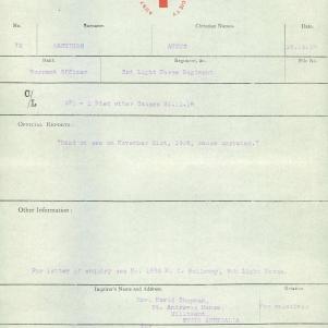 Soldier packet page