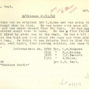 Soldier packet page