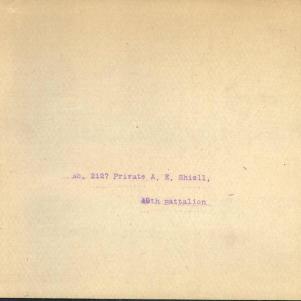 Soldier packet page