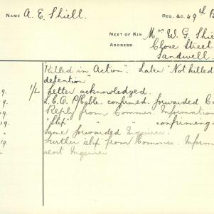 Soldier packet page