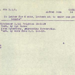 Soldier packet page