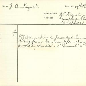 Soldier packet page