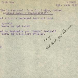 Soldier packet page