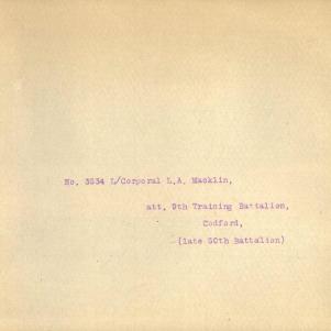 Soldier packet page