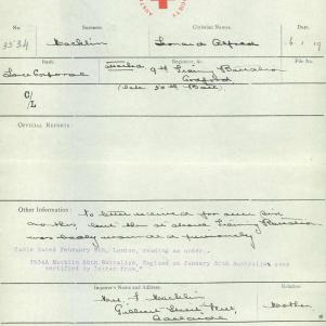 Soldier packet page