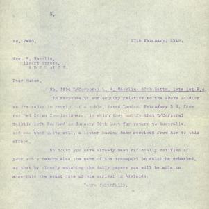 Soldier packet page