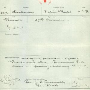 Soldier packet page