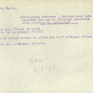 Soldier packet page
