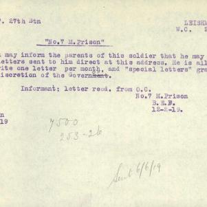 Soldier packet page