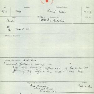 Soldier packet page