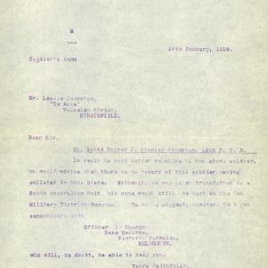 Soldier packet page