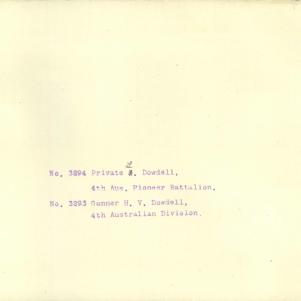Soldier packet page