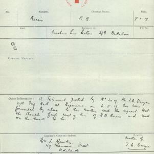 Soldier packet page