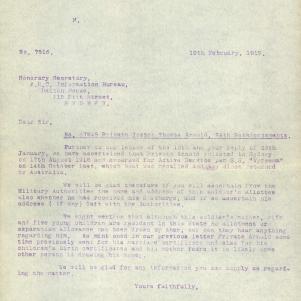 Soldier packet page