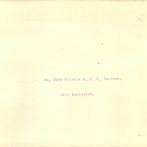 Soldier packet page