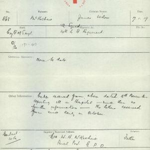 Soldier packet page