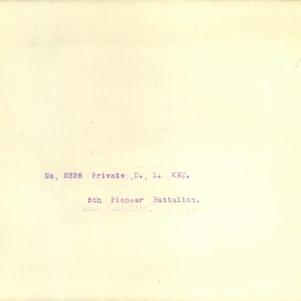 Soldier packet page