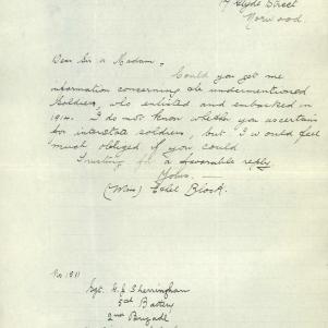Soldier packet page