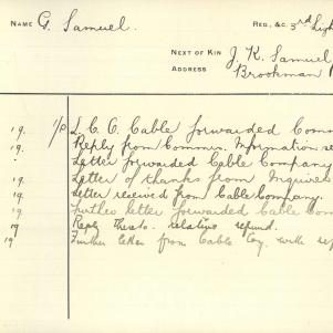 Soldier packet page