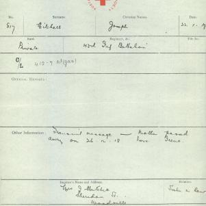 Soldier packet page
