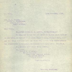 Soldier packet page