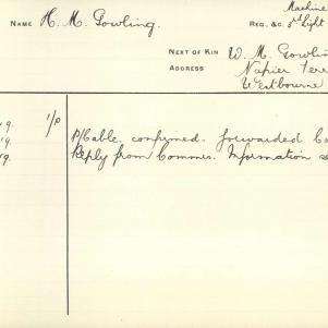 Soldier packet page