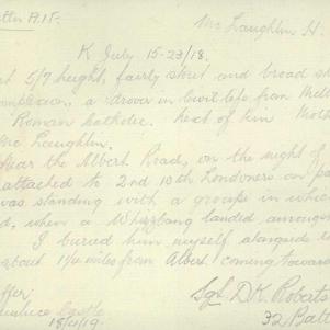 Soldier packet page