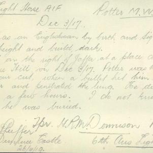 Soldier packet page