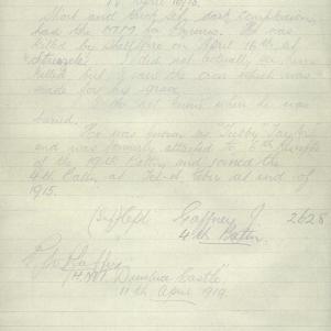 Soldier packet page