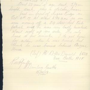 Soldier packet page
