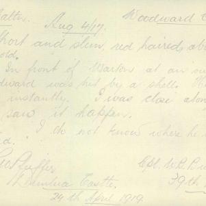 Soldier packet page