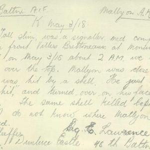 Soldier packet page