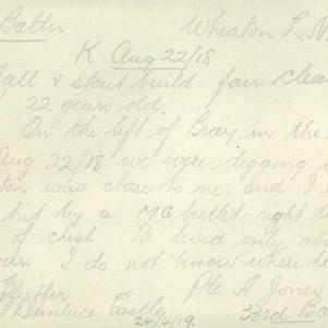 Soldier packet page
