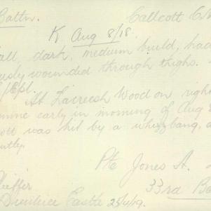 Soldier packet page