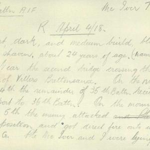 Soldier packet page
