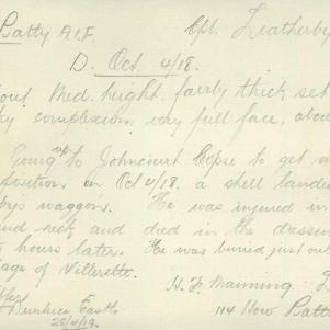 Soldier packet page