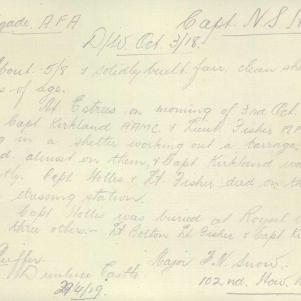 Soldier packet page