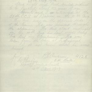 Soldier packet page