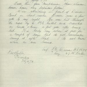 Soldier packet page