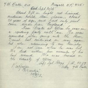Soldier packet page