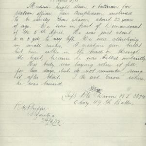 Soldier packet page