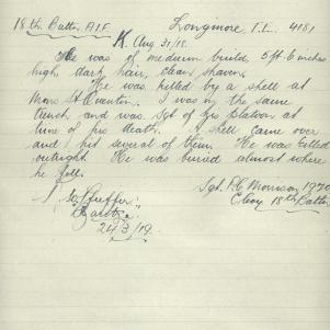 Soldier packet page