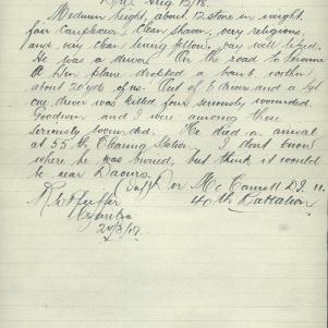 Soldier packet page