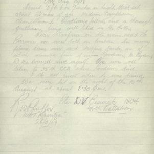 Soldier packet page