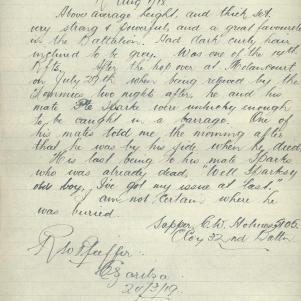 Soldier packet page