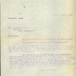 Soldier packet page