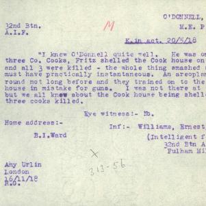 Soldier packet page